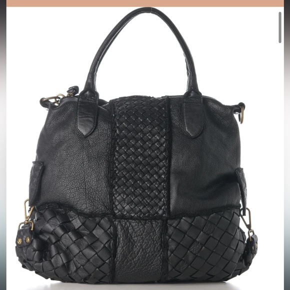 Civico 93 Nadira fine Italian black leather shoulder bag NWT - Picture 3 of 10